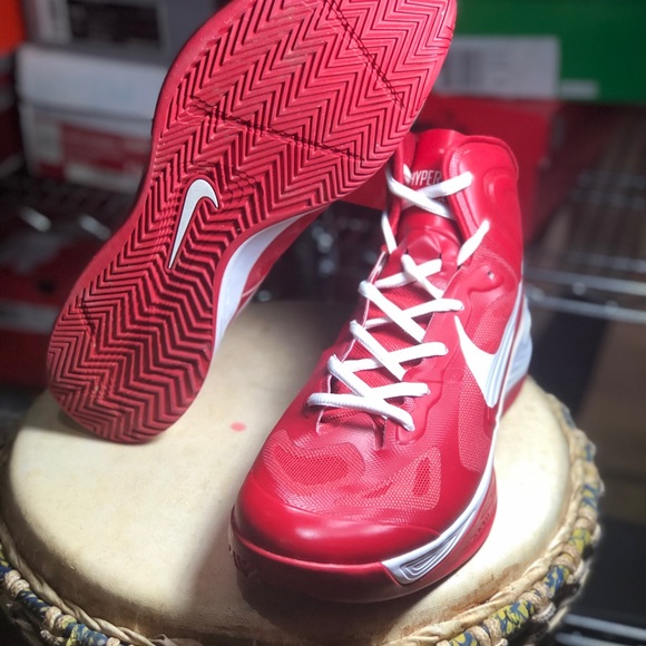 Men's Nike Hyperfuse Basket 525019-600 Red Sz 11.5 - Picture 10 of 12